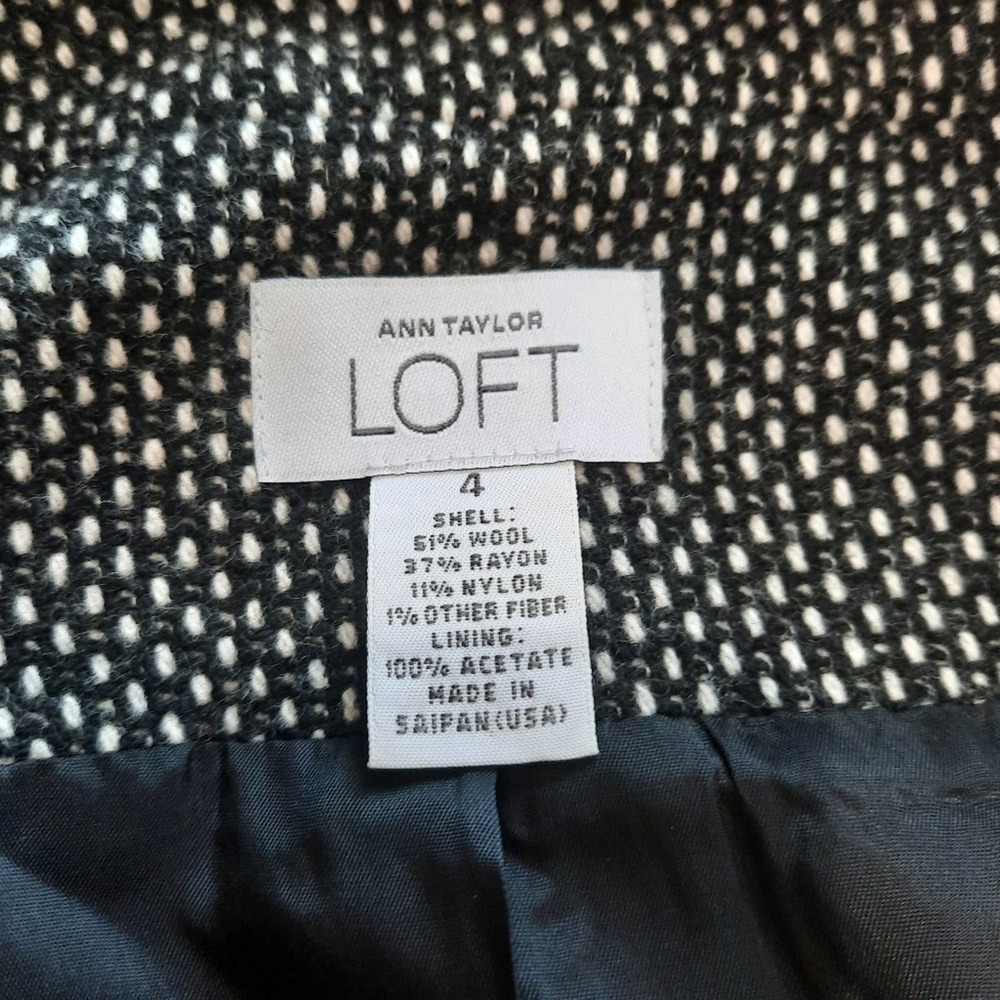 Loft Wool Blend Button Front Jacket - image 4